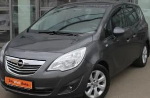 Дефлекторы окон (ветровики) Opel Meriva B 2011 (полная)"EuroStandard" (Опель Мерива) Кобра Тюнинг